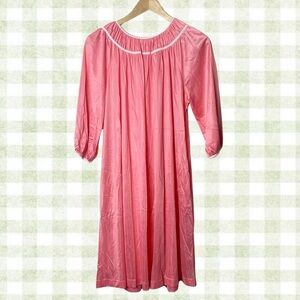 Pink Long Sleeve Nightgown